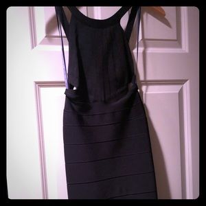 Small Black Herve Leger Bandage Dress